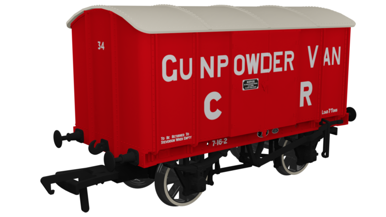 Caledonian Railway Gunpowder Van No Rapido Trains Uk