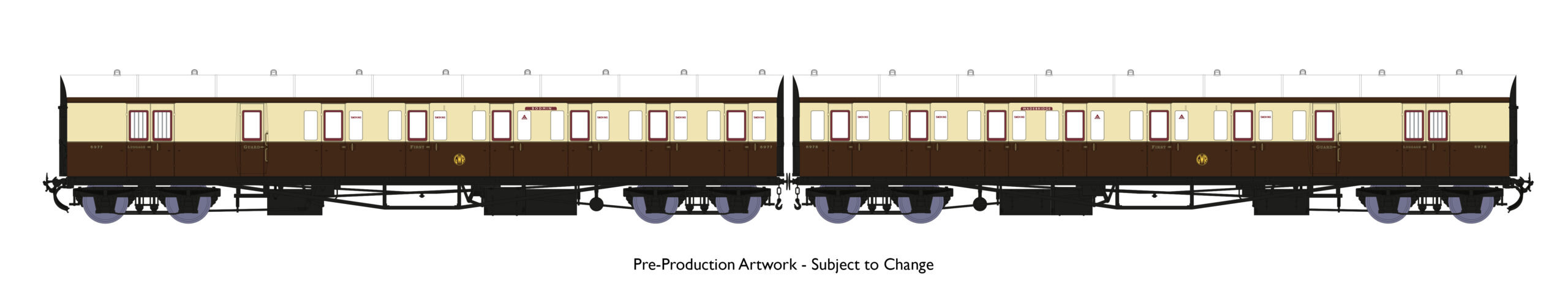 GWR B-Set Coaches – Rapido Trains UK