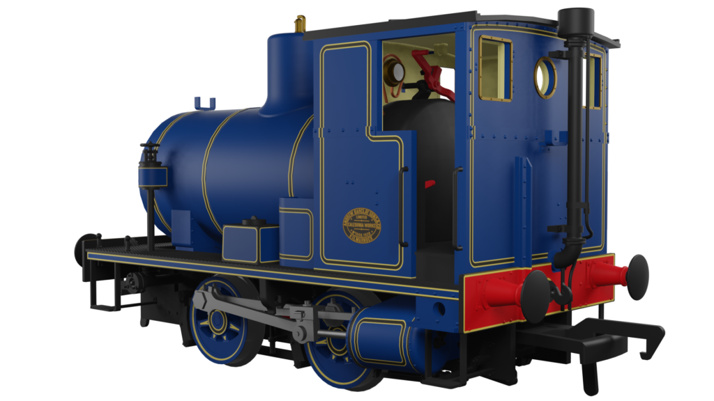 Andrew Barclay Fireless 0-4-0 – Lined Caledonian Blue – Rapido Trains UK