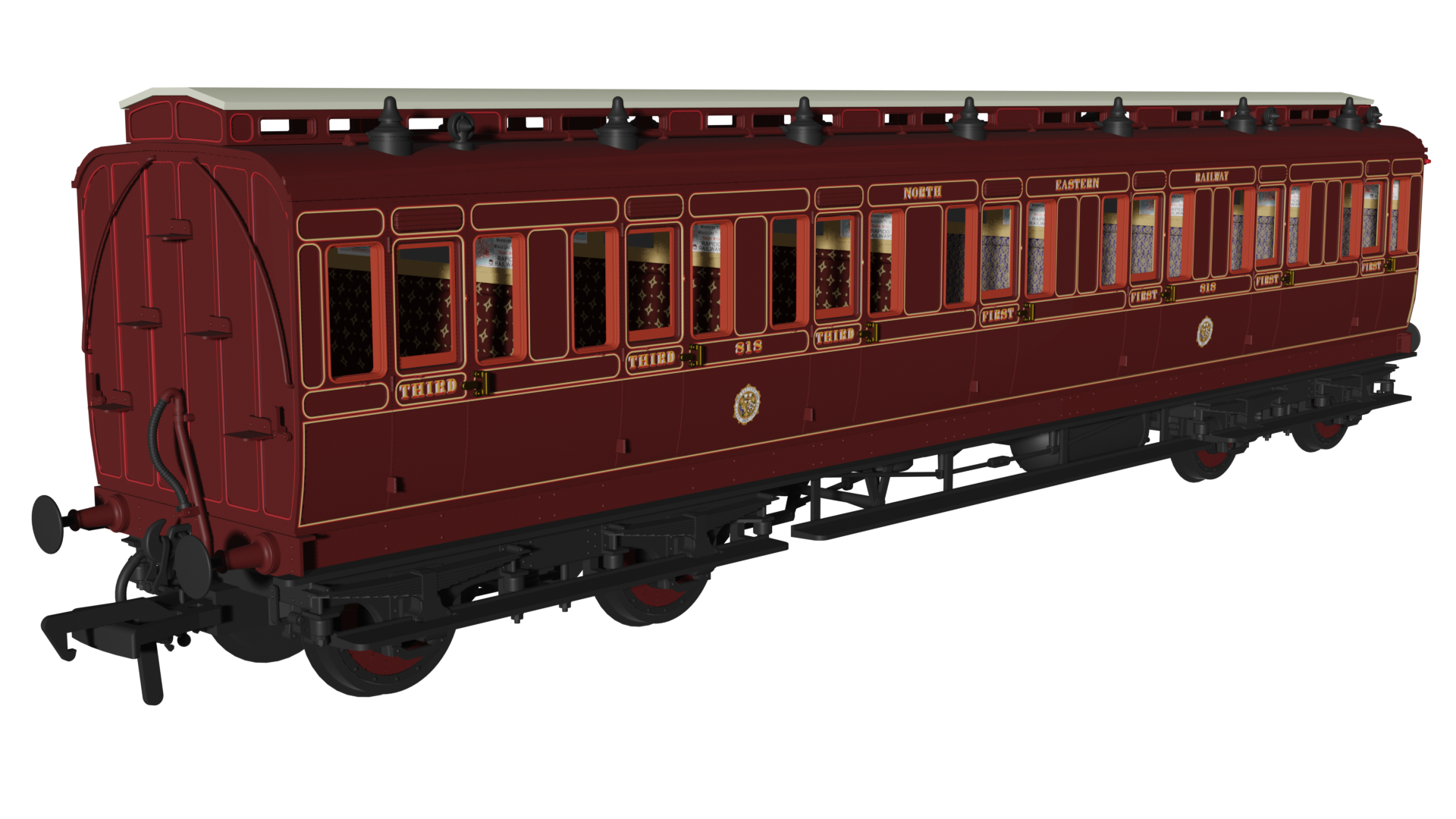 NER ‘Evolution’ Non-Corridor Carriage Pack - Image 4