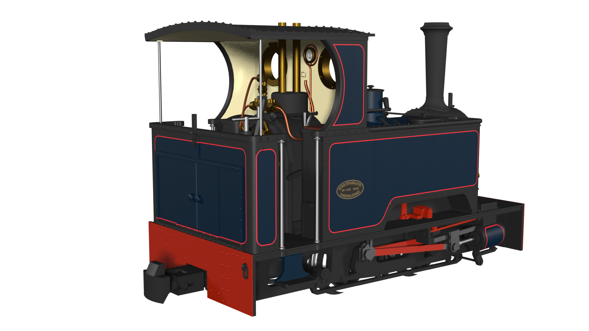 Kerr Stuart 'What If' Short Tank Sirdar - Lined Dark Blue - Image 2