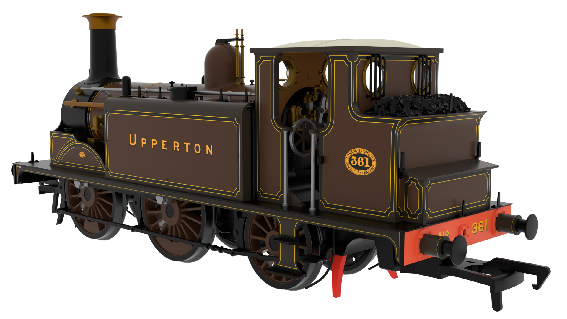 LBSC D1 No.361 Upperton - LBSCR Umber - Image 2