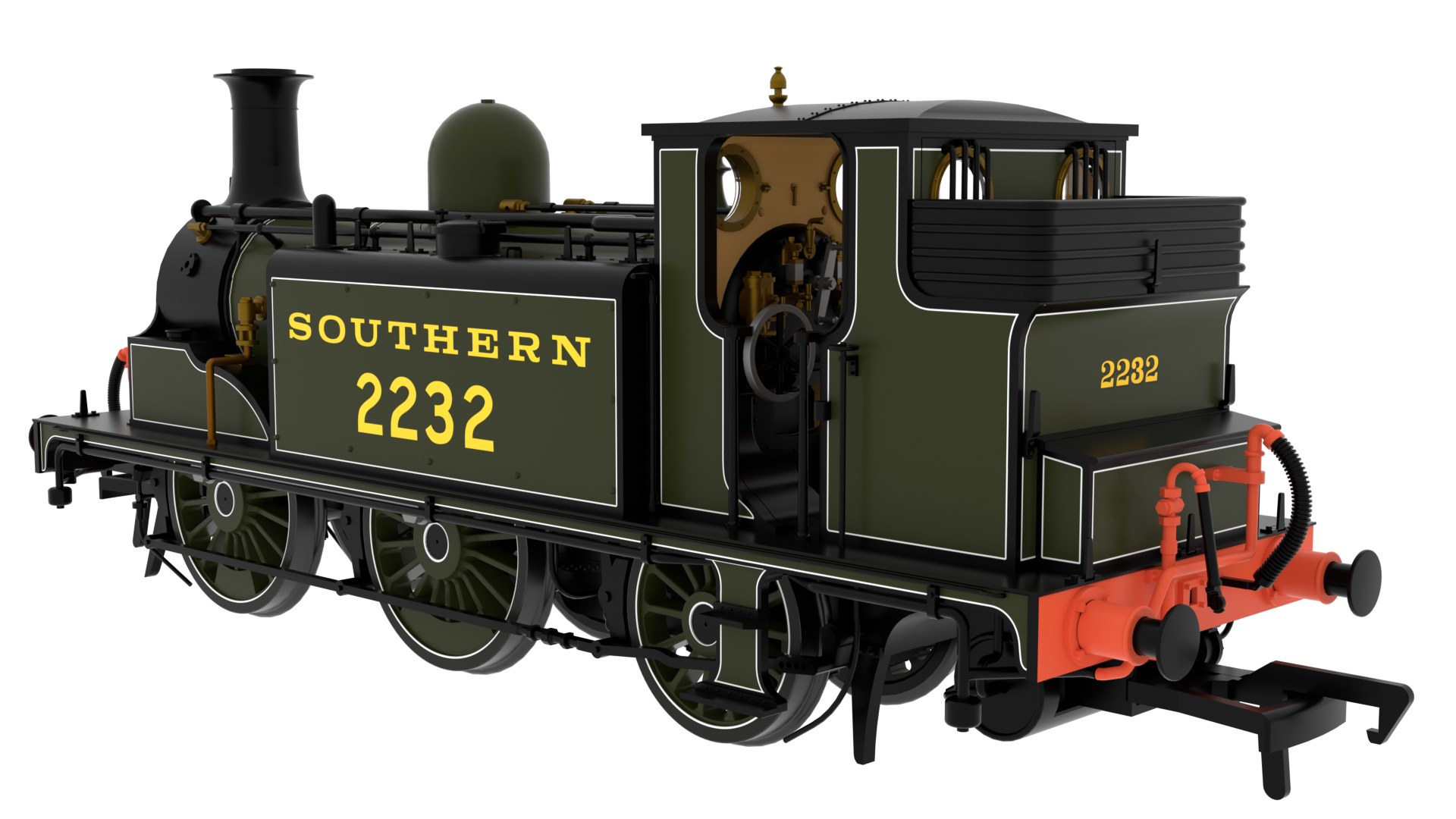 LBSC D1 No.2232 SR Lined Green - Image 2