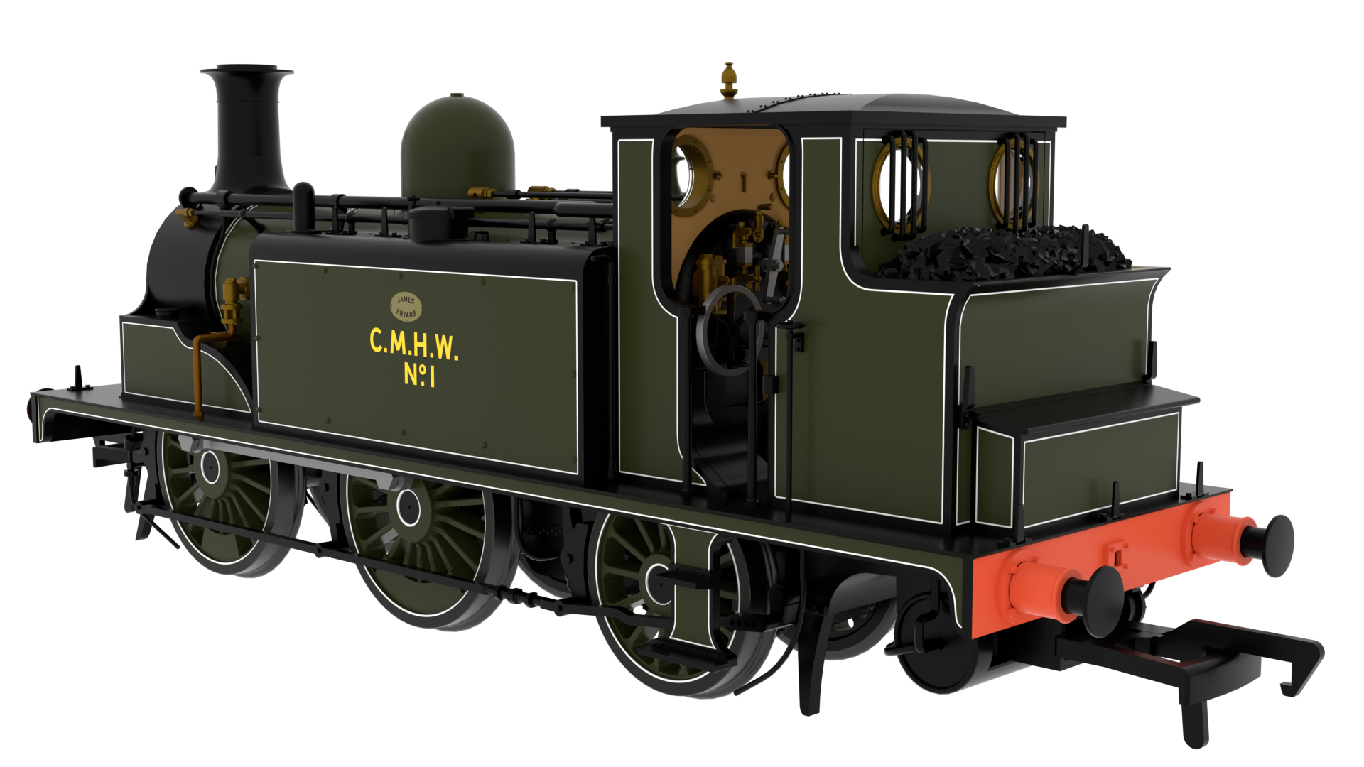 LBSC D1 No.1 Whittingham Line Olive Green - Image 2