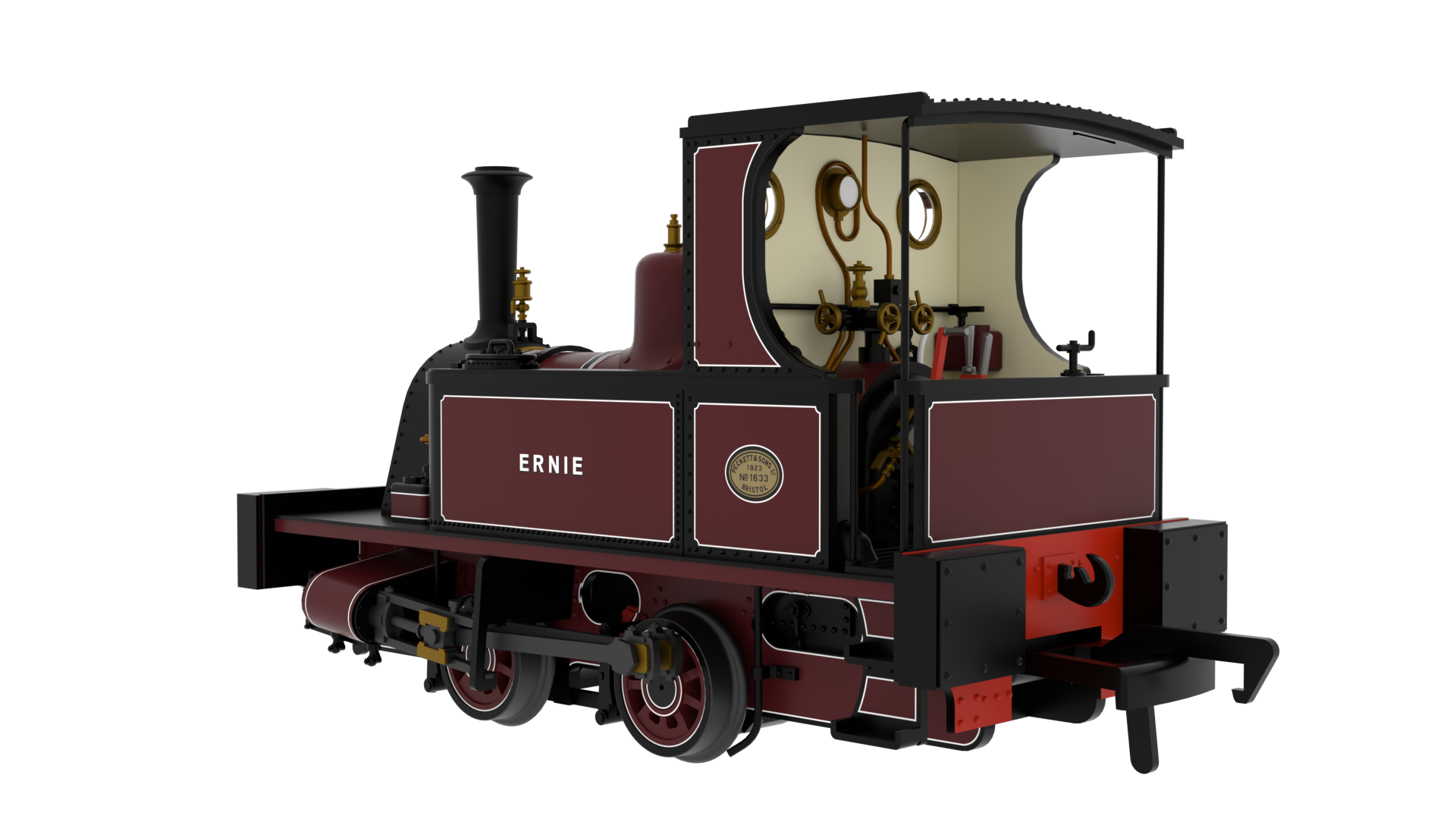 Peckett 1287 Class - 'Ernie' - Lined Maroon - Image 2