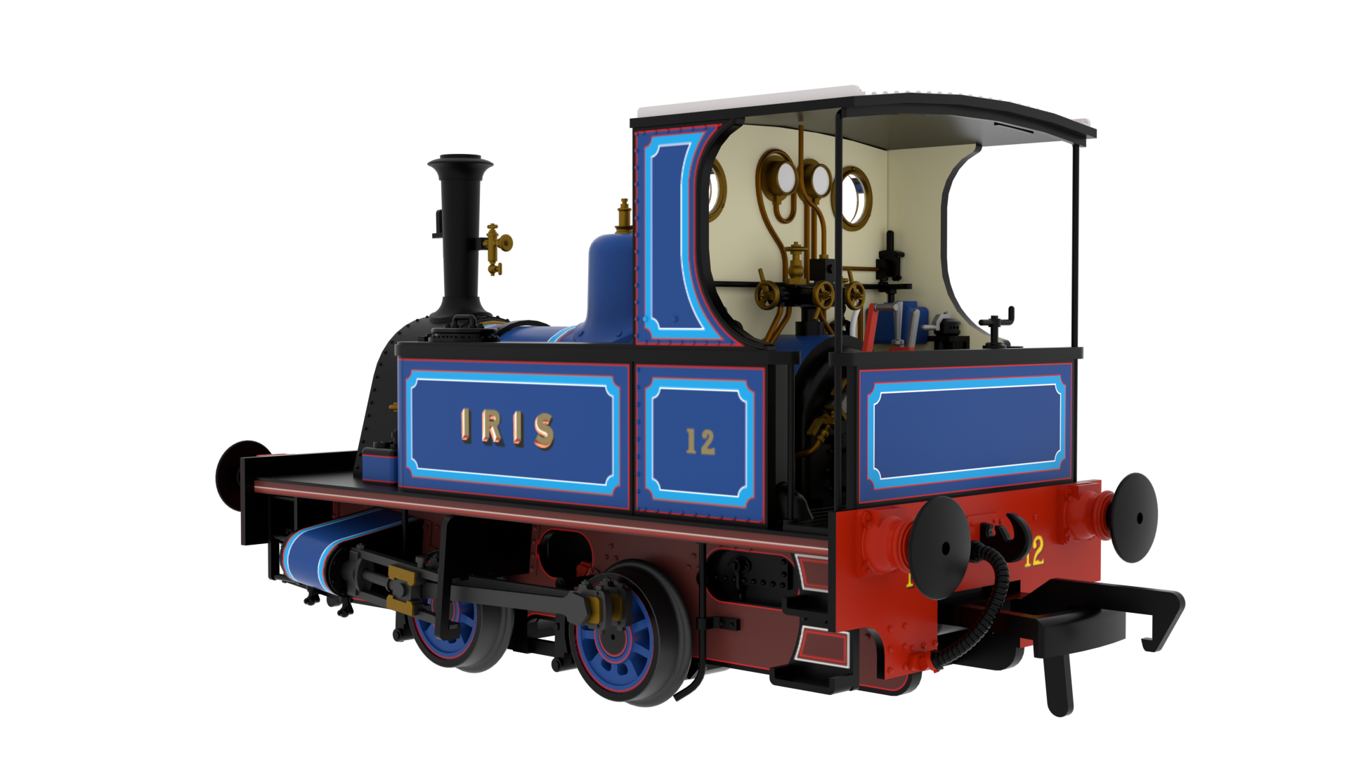 Peckett 1287 Class - 'Iris' - Lined Blue - Image 2