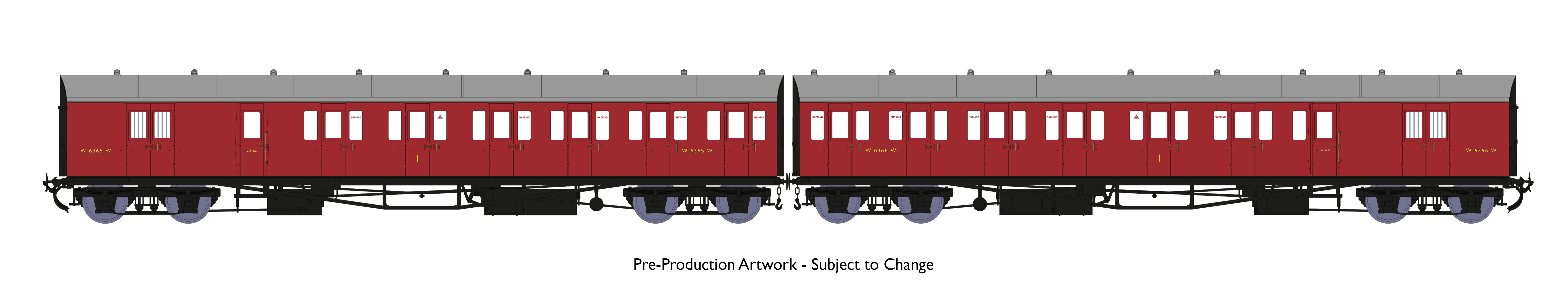 GWR B-Set Coaches – Rapido Trains UK